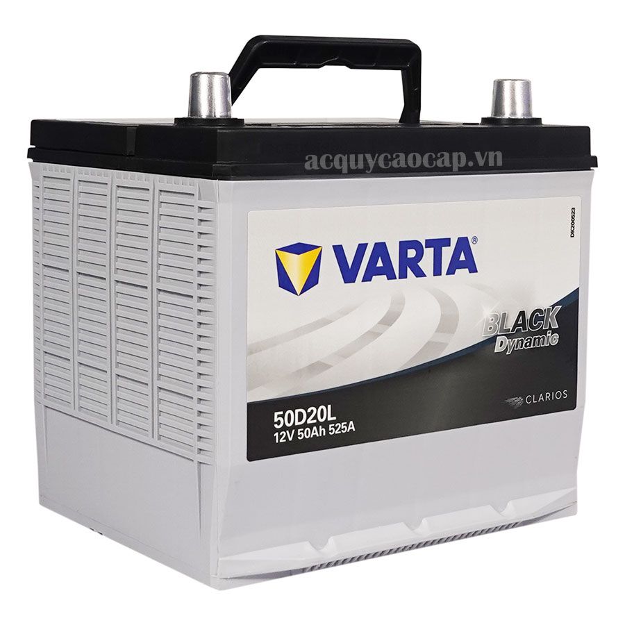 Ắc quy Varta 50D20L 12V 50Ah nhập khẩu Hàn Quốc, giá bán tốt, hợp lý