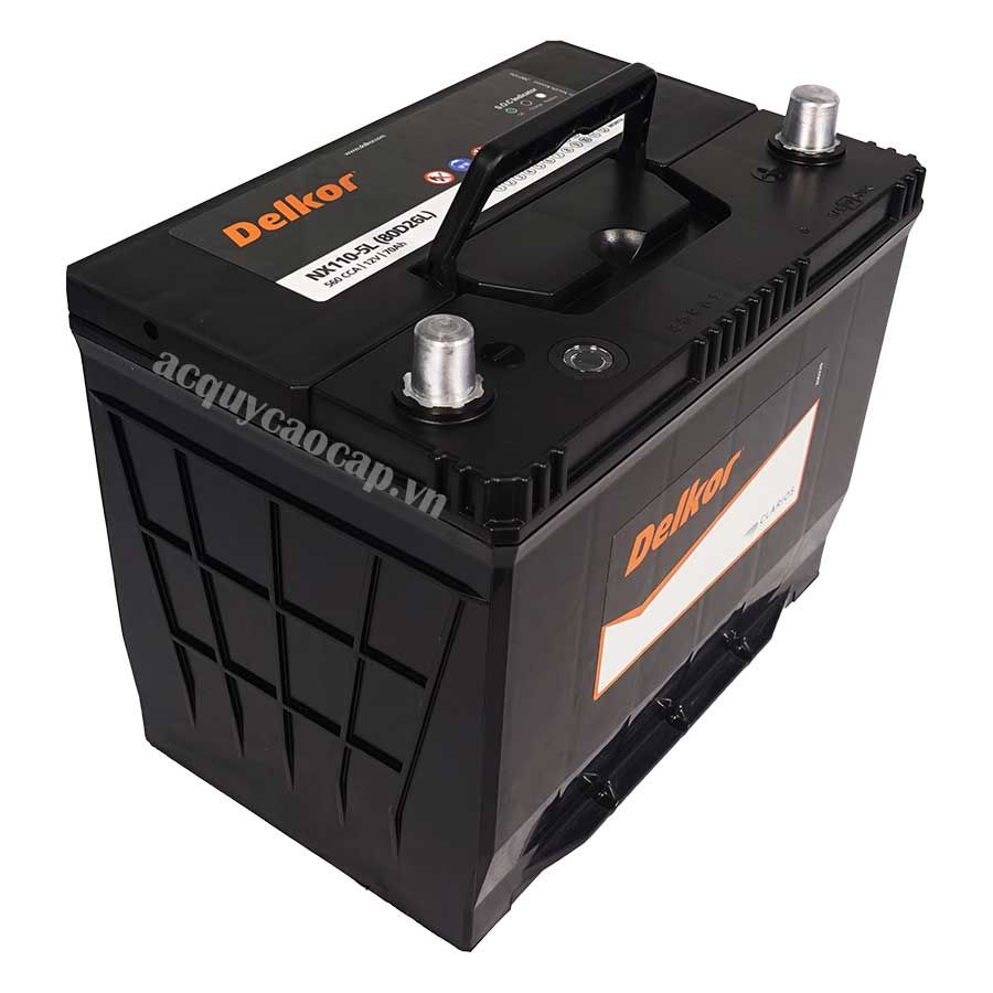 Ắc quy Delkor 80D26L 12V 70AH bán uy tín, giá rẻ hơn tại Acquycaocap