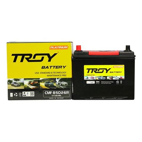 Ắc quy Troy 85D26R 12V 75AH