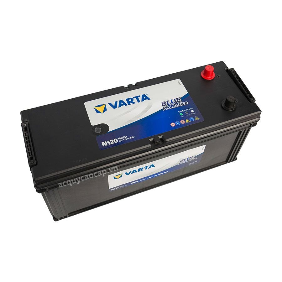 Ắc quy Varta N120 - 150F51 12V 120Ah - Mua giá rẻ hơn tại Acquycaocap