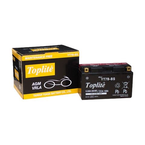 Ắc Quy Toplite YT7B-BS 12V 6.5AH