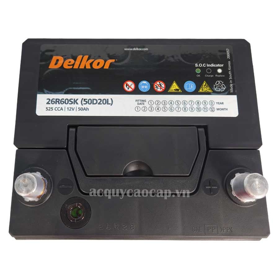 Delkor 50d20l аккумулятор