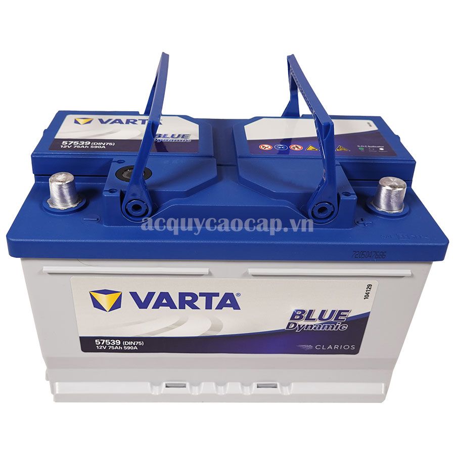 Ắc quy Varta 57539 - DIN75 12V 75AH Chính Hãng, Giá Bán Tốt hơn