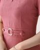 Đầm suông khuy hồng pastel trẻ trung DL671