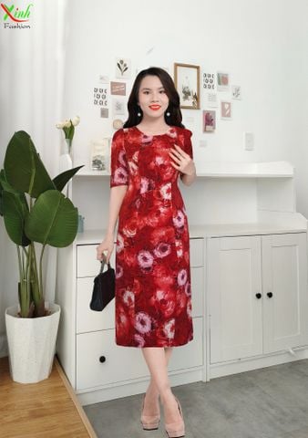  Đầm Suông Lụa Tô Châu Cao cấp sang trọng DL660 