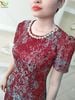 Đầm Gấm Hoàng Gia Thượng hạng Kết Đá DL840