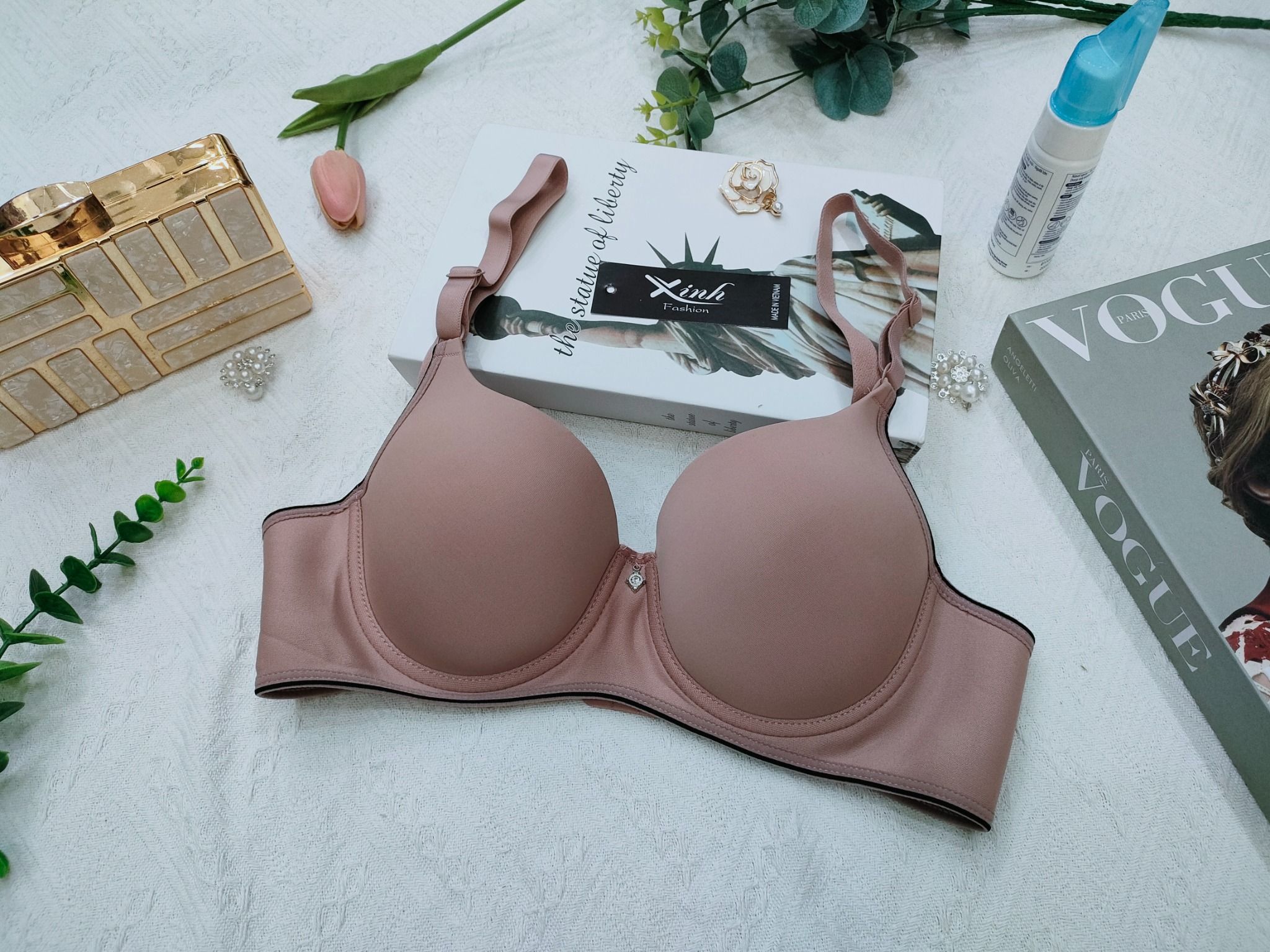 Áo ngực phối viền có gọng bản to A5
