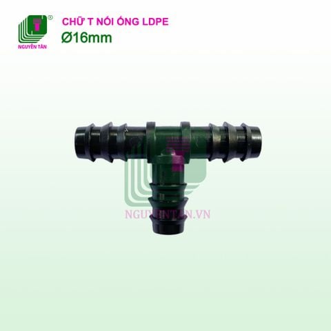 Chữ T nối ống LDPE 16mm