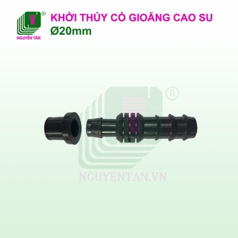 Khởi thủy ống LDPE 20mm (có gioăng cao su)