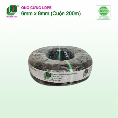 Ống tizo LDPE Nguyễn Tân 6x8mm