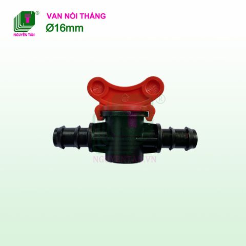 Van nối thẳng ống LDPE 16mm