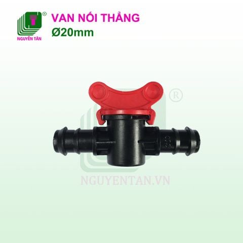 Van nối thẳng ống LDPE 20mm