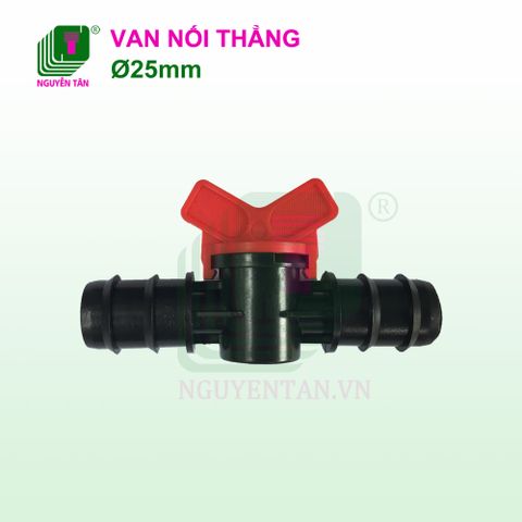 Van nối thẳng ống LDPE 25mm