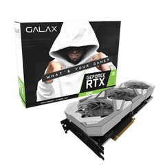 Card Màn Hình Galax GeForce RTX™ 3080 EX GAMER (1-CLICK OC) 10GB GDDR6X Black / White