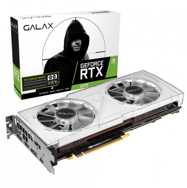 Card Màn Hình Galax Galax RTX 2070 OC White 8GB GDDR6 (27NSL6UCV3WO)