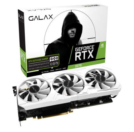 Card Màn Hình Galax RTX 2070 EX WHITE GAMER 8GB GDDR6 (27NSL6UCW6EG)