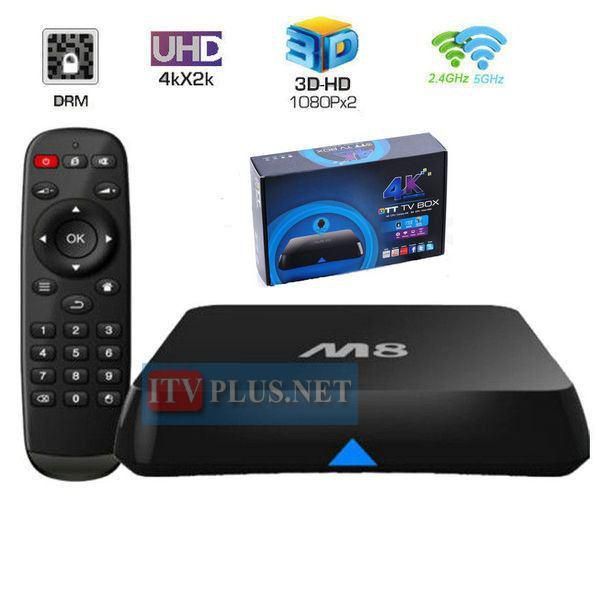 ANDROID TV BOX M8 (SKYBOX M8) - 8GB / QUAL-CORE / 2GB