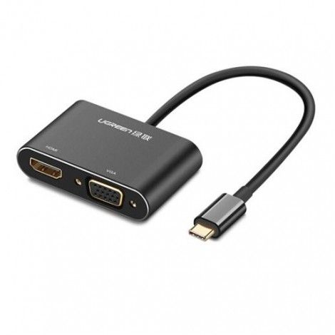 Cáp USB C To HDMI và VGA Ugreen 50738