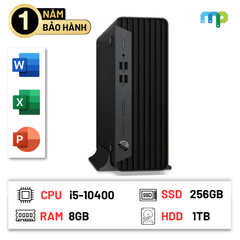Máy bộ HP ProDesk 400 G7 SFF(i5-10400/ 8GB/ 1TB HDD+256GB SSD/ DVDRW/ Win10 SL) 9DF58AV
