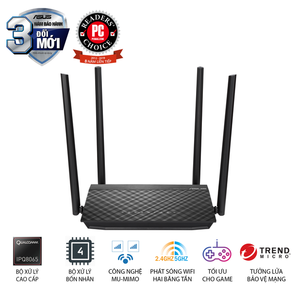 Router wifi ASUS RT-AC1500UHP