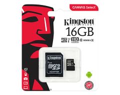Thẻ Nhớ Kingston Micro 16Gb uSD Select 80R C10