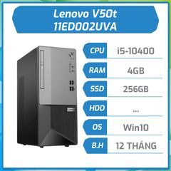 Máy bộ hãng Lenovo V50t (i5-10400/4GB/256GB/DVDRW)