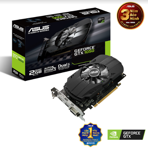 Card màn hình Asus 2GB PH-GTX1050-2G