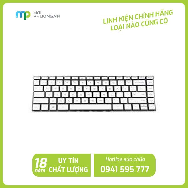 Thay Bàn Phím Laptop Hp 13-AN Led Bạc