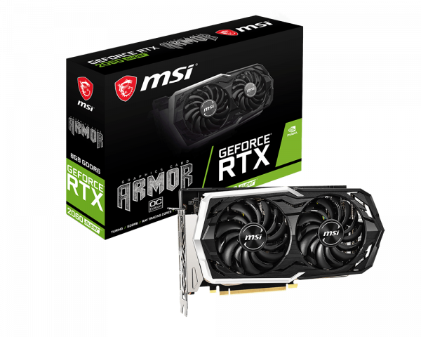 Card Đồ Hoạ GeForce RTX 2060 SUPER ARMOR OC  (LED RGB)