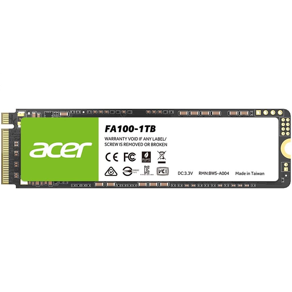 Ổ cứng SSD Acer FA100 1TB PCIe Gen3×4 BL.9BWWA.120 Acer