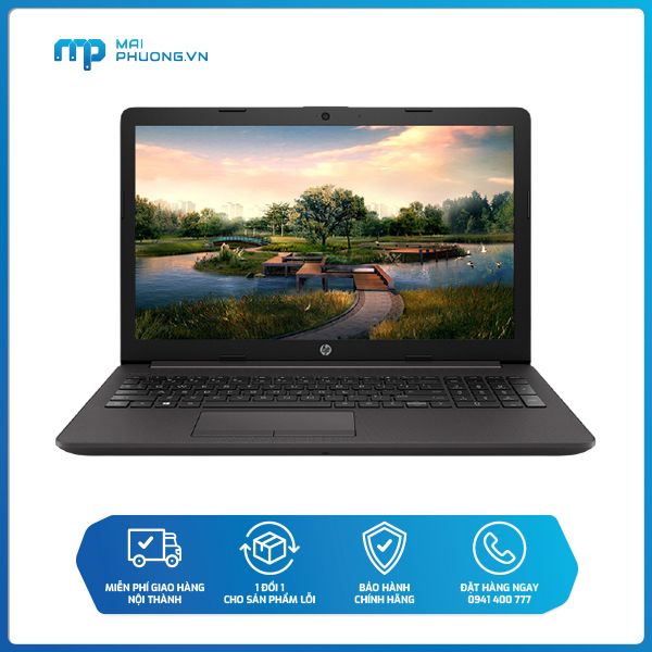 Laptop HP 250 G7 (15H40PA) (i3 1005G1/4GB RAM/256GB SSD/15.6 HD/FP/Win/Xám)