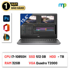 Laptop Dell Precision 7550 I7-10850H/32GB/SSD 512GB/15.6