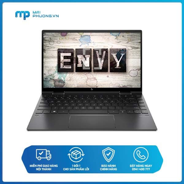 Laptop HP ENVY X360 CONVERTIBLE 13 AY0069AU (Ryzen7-4700U/8GB/256GB/Radeon-7/13.3”FHD-Touch/Win10)