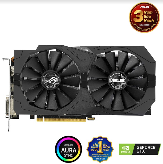 Card màn hình Asus 4GB Strix-GTX1050TI-04G-Gaming