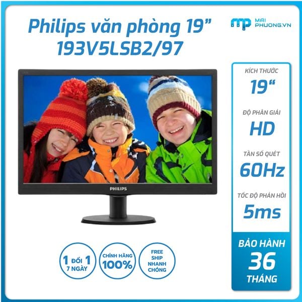 Màn hình vi tính Philips 193V5LSB2/97