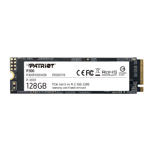 Ổ cứng gắn trong SSD Patriot 128GB M.2 NVMe PCIe (P300P128GM28)