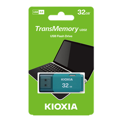 Ổ Cứng Di Động (Usb) 32GB Kioxia U202 2.0 Xanh nhạt