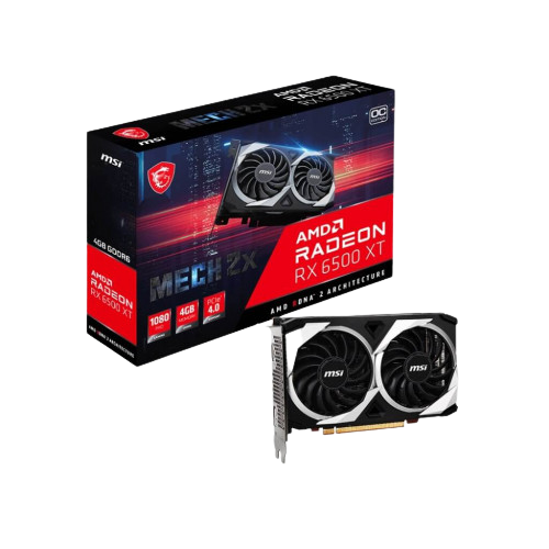 Card màn hình MSI Radeon RX 6500 XT Mech 2X 4G OC