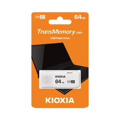 Ổ Cứng Di Động (Usb) 64GB Kioxia U301 3.2 Trắng