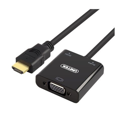 Cáp Unitek chuyển HDMI to VGA + Audio  (Y-6333)