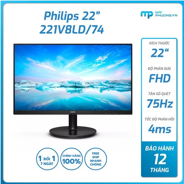 Màn hình PHILIPS 221V8LD/74 (22