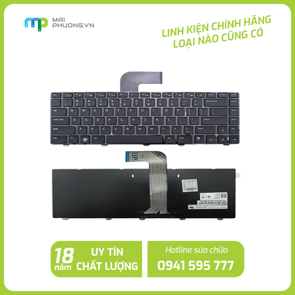 Thay Bàn Phím Laptop Dell 4110