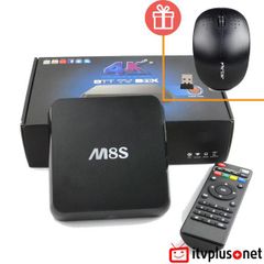 ANDROID TV BOX M8S - AMLOGIC S812 - GIÁ RẺ TẶNG CHUỘT KHÔNG DÂY 150K