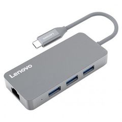 Bộ Chia Usb Type-c ra Usb 3.0  + Lan Lenovo C506