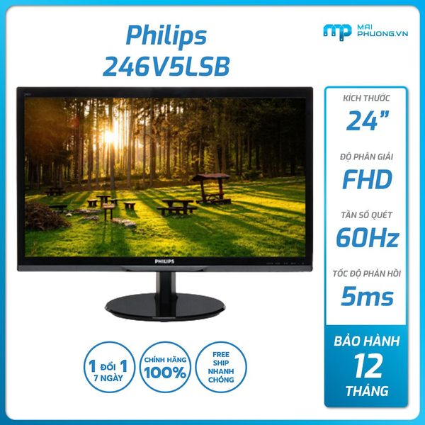 Màn hình Philips 246V5LSB 24