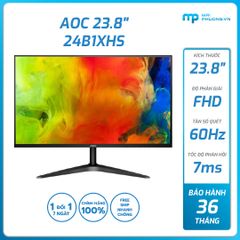 Màn Hình AOC 24 inch 24B1XHS 1920x1080/IPS/60Hz/7ms