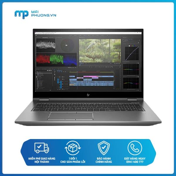 Laptop HP Zbook Fury 15 G7 (26F74AV)/ Sliver/ Intel Core i7-10750H (2.60 Ghz, 12MB)/ RAM 16GB/ 512GB SSD/ NVIDIA Quadro T1000 4GB/ 15.6 inch FHD/ FP/ 8 Cell 94 Whr/ Win 10 Pro/ 3 Yrs