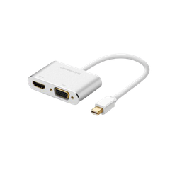 Bộ chuyển đổi mini Displayport to HDMI/VGA ugreen 25cm 20421