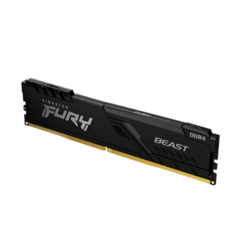 Bộ nhớ trong RAM Kingston Fury 8GB DDR4-3200U C16 Beast Black (KF432C16BB/8)