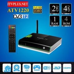 ANDROID BOX ATV1220 T2 TÍCH HỢP TRUYỀN HÌNH DVB T2 - 40 KÊNH